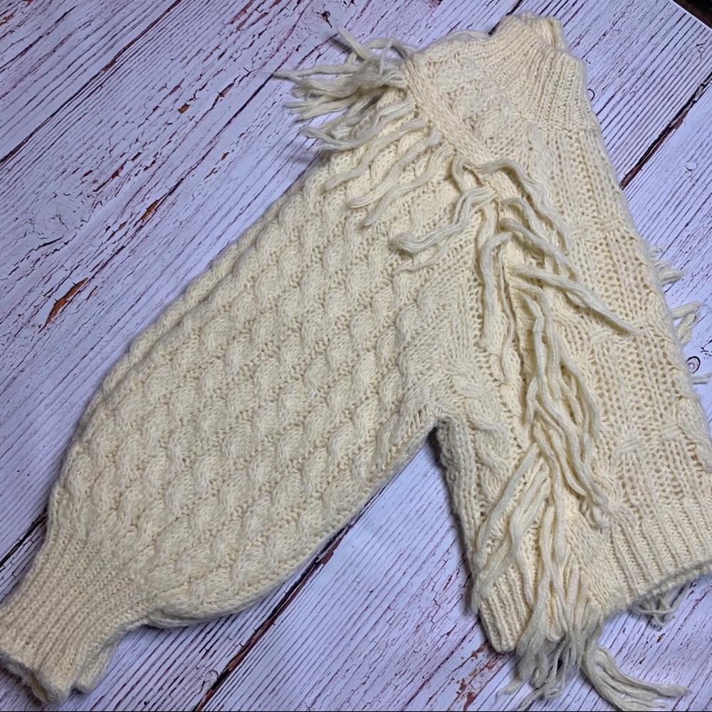 ASOS Cable Knit Fringe Sweater - Picture 13 of 15